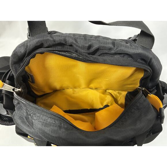 Mountainsmith Tour Waist Bag Black Yellow Lumbar Pack Outdoor Hiking Backpacking - Picture 7 of 11
